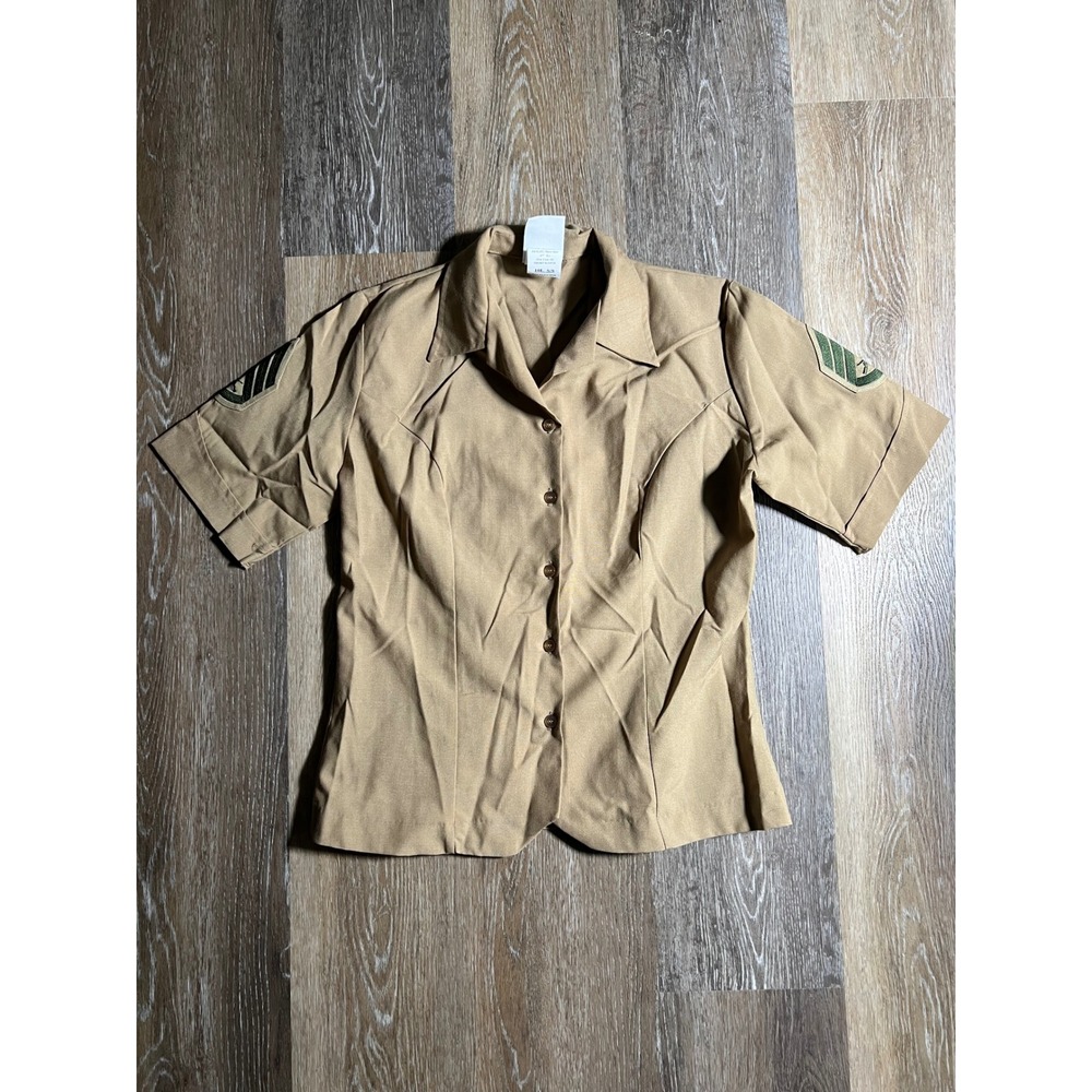 Defense‎ Logistics Agency Valor Collection Khaki Military Uniform Shirt 10L S/S